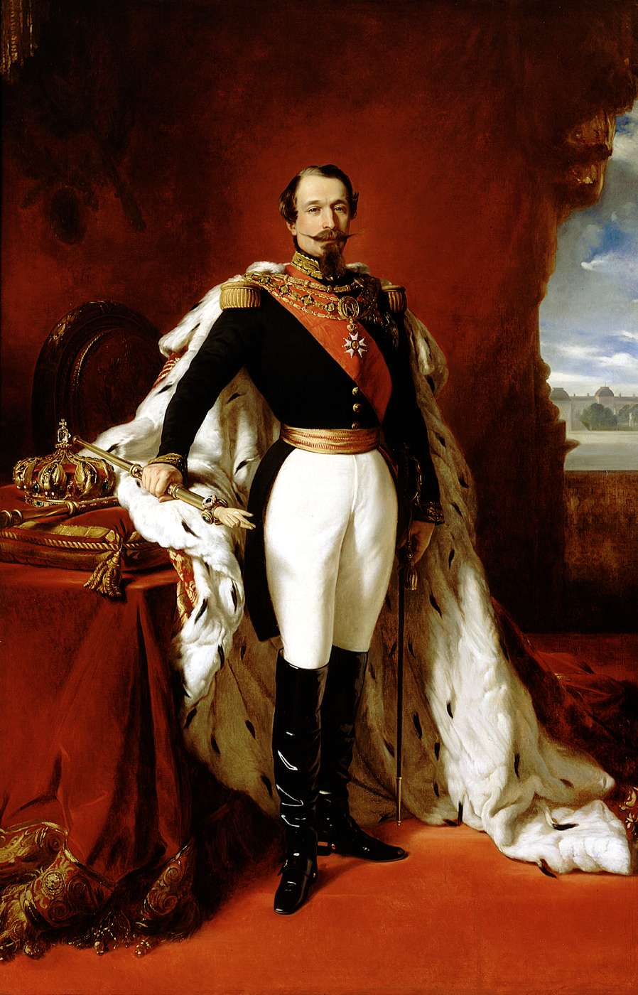 Portretul împăratului Napoleon al III-lea, realizat de Franz Xaver Winterhalter